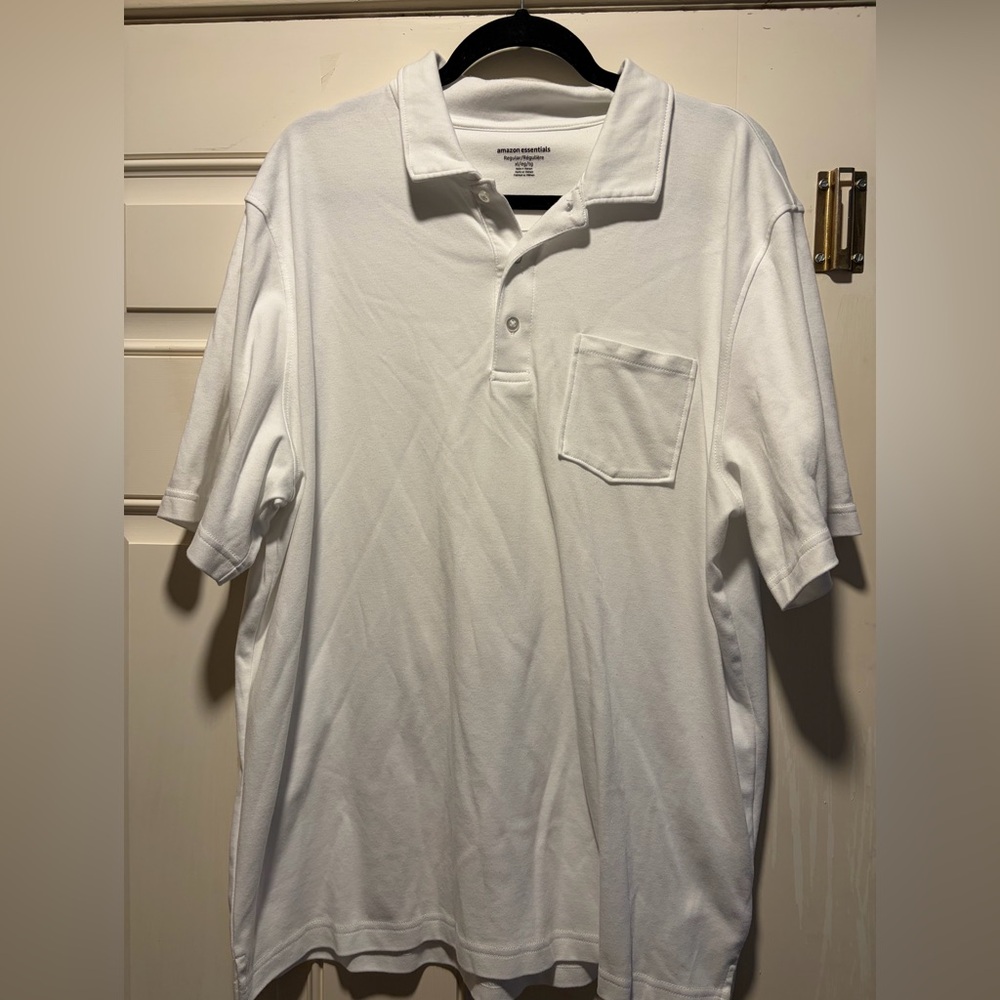 Amazon Essentials Men's Polo Shirt in White